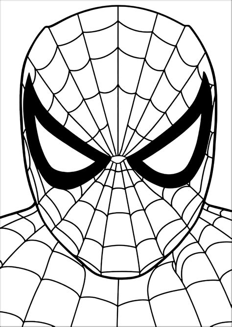 spider man cara dibujo|dibujo spider-man para imprimir.